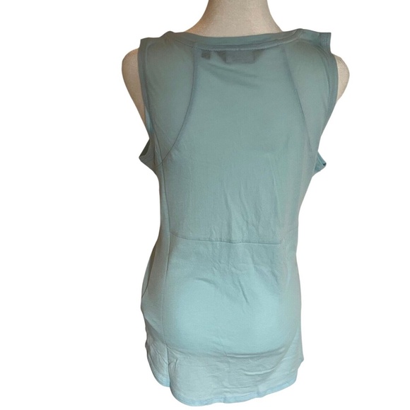 Soulgani Active California Love V-Neck Tank Top Women's M Power Blue - QVC - Picture 4 of 14